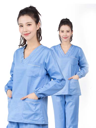 手術衣服女純棉夏季韓版洗手衣短袖薄款分體醫(yī)生服南丁格